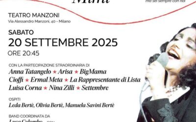 20 SETTEMBRE 2025 “BUON COMPLEANNO MIMI'” TEATRO MANZONI MILANO
